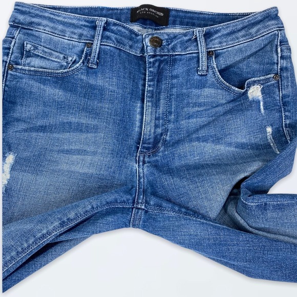 BLACK ORCHID‎ 27 Jude Mid Rise Skinny Jeans Casual Distressed Streetwear - Picture 3 of 7